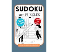 Brain Boosting Sudoku 9x9: Large Print, Fun & Relaxing Brain Game, 9x9 Sudoku Puzzles for Beginners to Experts , 50+ puzzles with solution