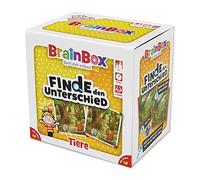 Brain Box 2094917, Encuentra la Diferencia, Animales, Juego Educativo, Juego de Memoria, Juego de búsqueda para niños a Partir de 6 años