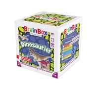 Brain Box 2094938 Dinosaurio, Educativo, Memoria, Juego de Preguntas para Adultos y niños a Partir de 8 años, Color