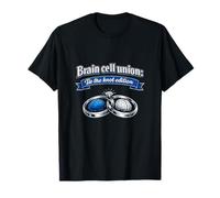 Brain Cell Union Tie The Knot Edition Parejas Diseño Camiseta