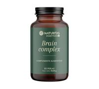 Brain complex - Omega 3, Ginseng, Fosfatidilserina, Zinc y Vitaminas | 60 cápsulas | Naturitas Essentials | Omega 3 + Ginseng + Fosfatidilserina | Función cognitiva y memoria | Suplementos Compuestos