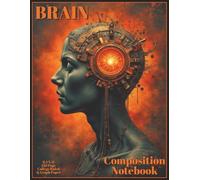 BRAIN: Composition Notebook For High School, College, Or Business Notes, Graph & Study