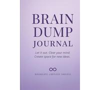 Brain Dump Journal: Boundless. Limitless. Endless, self-help, mindfulness, helps you organize your thoughts, reduce stress, and spark creativity