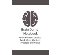 Brain Dump Notebook: Capture Ideas, Notes, Thoughts, and Lists