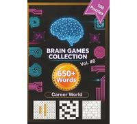 Brain Game Collection Vol. 8 - Carrer World: 100 Puzzles · 650+ Words · Word Search, Sudoku & Crossword for Adults 50+