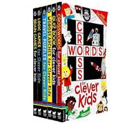 Brain Games Clever Kids 6 Books Collection Set (Brain Games,Travel Puzzle, Maths Games, Logic Games, WordSearches & 10-Minute Brain Games)