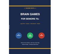 Brain Games for Seniors 70+: Large Print Sudoku, Word Search & Mazes for Memory, Focus and Relaxation