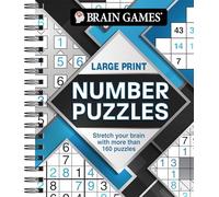 Brain Games - Large Print Number Puzzles: Stretch Your Brain with More Than 160 Puzzles