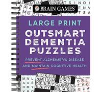 Brain Games - Large Print Outsmart Dementia Puzzles: Prevent Alzheimer's Disease and Maintain Cognitive Health