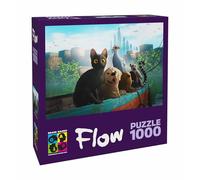 Brain Games - Puzzle Flow Animales en El Barco - Puzzle sobre la decoración de la película de animación multigalardonada Flow - Golden Globe, César y Oscar a la Mejor película de animación