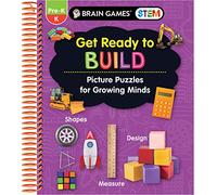 Brain Games Stem - Get Ready to Build: Picture Puzzles for Growing Minds (Workbook)