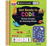 Brain Games Stem - Get Ready to Code: Picture Puzzles for Growing Minds (Workbook for Kids 3 to 6)