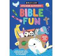 Brain Games - Sticker Activity: Bible Fun - For Ages 3-6 Coloring, Mazes, Sticker by Number, Dot-To-Dot & More Christian Activity Book Gift for Preschool, Kindergarten & Sunday School
