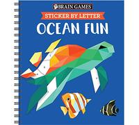 Brain Games - Sticker by Letter: Ocean Fun (Sticker Puzzles - Kids Activity Book)
