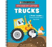 Brain Games - Sticker by Letter: Trucks + a Fun Fact about Each Truck