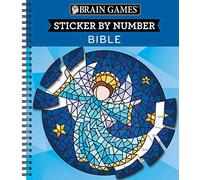 Brain Games - Sticker by Number: Bible (28 Images to Sticker)