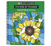 Brain Games - Sticker by Number: Inspiration - Nature Stained Glass Images