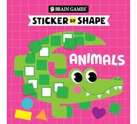 Brain Games - Sticker by Shape: Animals (for Kids Ages 3-6)