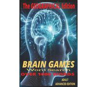 Brain Games: The GEOGRAPHICAL Edition: Word Search Puzzle Book Geographically Themed | 6x8 inches OVER 1000 WORDS | Great for Vacations, Holidays, Travel and More