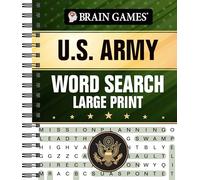Brain Games - U.S. Army Word Search - Large Print (Brain Games Large Print)