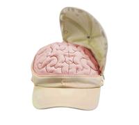 Brain Hat - Funny Thinking Hat With Open-Close Brain Design -| Costume Accessory For Men & Women, Travel, Outdoor Events, Birthday, Festival, Party, Cosplay & Gag Gift Ideas
