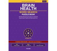 Brain Health Word Search Puzzle Book Large Print - Volume 5: History & Culture Edition: Volume 5: History & Culture Edition (Brain Health Word Search ... Mind - The Complete 5-Volume Collection)