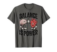 Brain Heart Hi-Five Emotional Intelligence Balance Is Power Camiseta