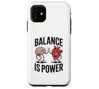 Brain Heart Hi-Five Emotional Intelligence Balance Is Power Carcasa para iPhone 11