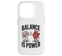 Brain Heart Hi-Five Emotional Intelligence Balance Is Power Carcasa para iPhone 14 Pro