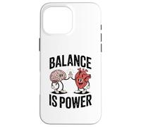 Brain Heart Hi-Five Emotional Intelligence Balance Is Power Carcasa para iPhone 16 Pro Max
