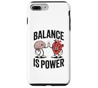Brain Heart Hi-Five Emotional Intelligence Balance Is Power Carcasa para iPhone 7 Plus/8 Plus