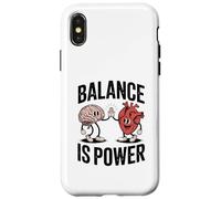 Brain Heart Hi-Five Emotional Intelligence Balance Is Power Carcasa para iPhone X/XS