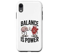 Brain Heart Hi-Five Emotional Intelligence Balance Is Power Carcasa para iPhone XR