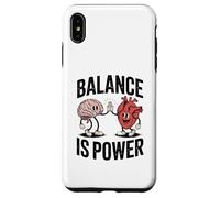 Brain Heart Hi-Five Emotional Intelligence Balance Is Power Carcasa para iPhone XS Max