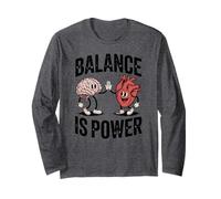 Brain Heart Hi-Five Emotional Intelligence Balance Is Power Manga Larga