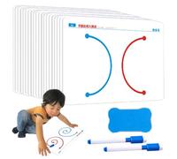 Brain Learning Toys Card Game - 20pcs Brain Training Educational Toy Card, Brain Training Card Game | Hand-Brain Coordination Card Fine Motor Skills, Left & Right Brain Development Card For Parent