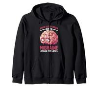 Brain Out Of Order Due To Migraine Please Try Later - Sudadera con Capucha
