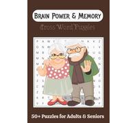 Brain Power and Memory Word Search Puzzle book: Word Searches with Easy to Read Print about Brain Power and Memory, Stress relief, Relaxation, Mind ... Gift for Vacations, Holiday and Leisure
