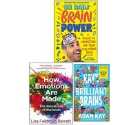 Brain Power, How Emotions Are Made, Kay's Brilliant Brains 3 Books Collection Set
