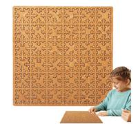 Brain Puzzle: Bloques de lógica educativa de Madera, Juguete de descifrado de Patrones creativos, Juego de Desarrollo cognitivo para niños | Relajación del del estrés, Juguete de Pensamiento FA