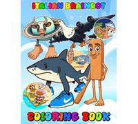 Brain-rot Coloring Book for fan teen men women kid: Cute, Easy, Bold Coloring Pages for Relaxation & Fun Easy Coloring Pages