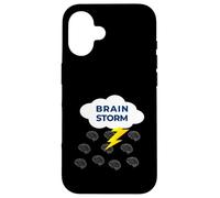 Brain Storm - Lluvia de ideas divertida | Humor psicológico | Psicología Carcasa para iPhone 16