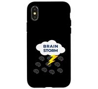 Brain Storm - Lluvia de ideas divertida | Humor psicológico | Psicología Carcasa para iPhone X/XS