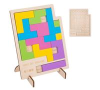 Brain-Teaser-Kalender-Puzzle - 6 Zoll Tragbares Logic-Puzzle | Holz Interaktives - Denkspiel Zur Aufgabenplanung Für Erwachsene Jugendliche Schüler Ideal Für Pendeln Und Klassenzimmer