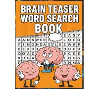 Brain Teaser Word Search Book: A perfect mental workout for puzzle lovers looking to keep their minds sharp and active.