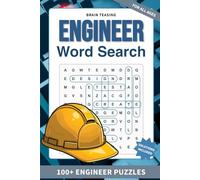 Brain-Teasing Engineer Word Search: 100+ Innovative Engineering Puzzles | Brain-Boosting Easy to Hard Puzzles | 6 x 9 Inches | Problem-Solving Fun and Stress Relief