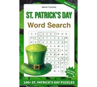 Brain-Teasing St. Patrick's Day Word Search: 100+ Lucky Shamrock Puzzles | Brain-Boosting Easy to Hard Puzzles | 6 x 9 Inches | Irish Cheer and Stress Relief