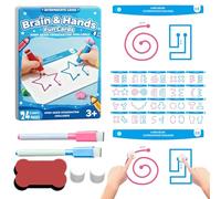 Brain Training Card Game | Educational Logic Toy,20 Piecses Brain Training Range Caards - for Hand Coordination, Fine Motor Skills