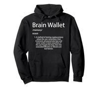 Brain Wallet Claves Definición Criptomoneda Seguridad Criptomoneda Sudadera con Capucha