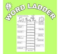 Brain Word Ladder: 123 Pages , Boost Brain Power | For Grades 4-8 | A Fun Way To Boost Spelling, Vocabulary, And Logical Thinking